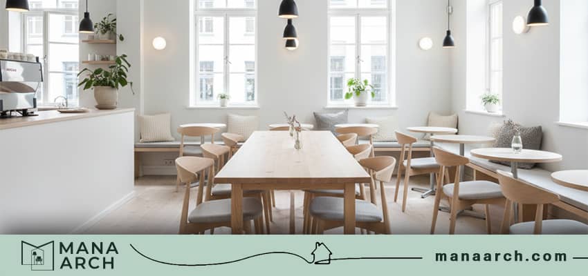 طراحی کافی شاپ مدرن