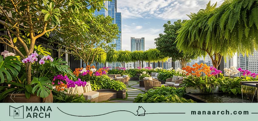 مراحل اجرای روف گاردن