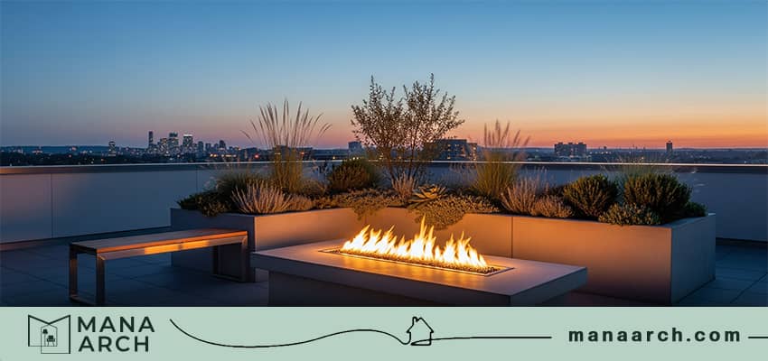 طراحی روف گاردن مدرن