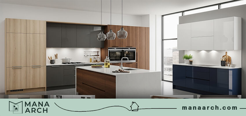 کابینت مدرن اروپایی