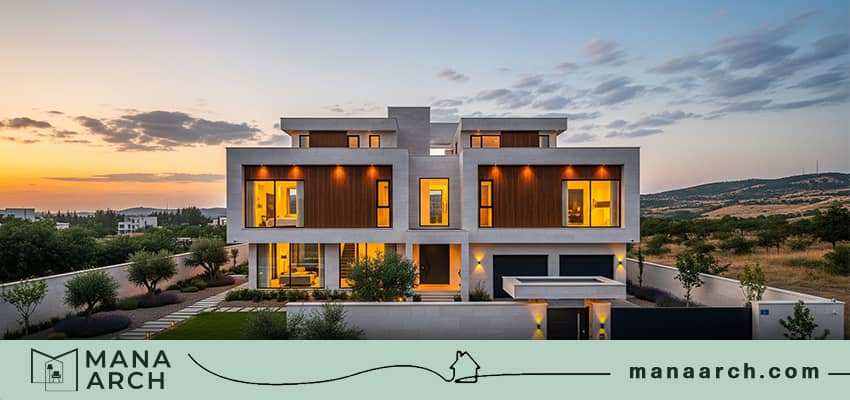 طراحی داخلی ویلای دوبلکس مدرن