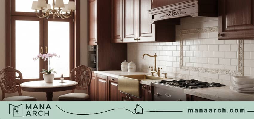 ایده طراحی آشپزخانه کوچک