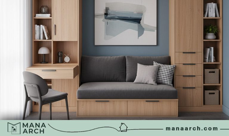 طراحی اتاق خواب کوچک