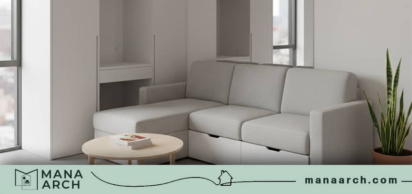 اجرای سبک مینیمال در دکوراسیون خانه کوچک