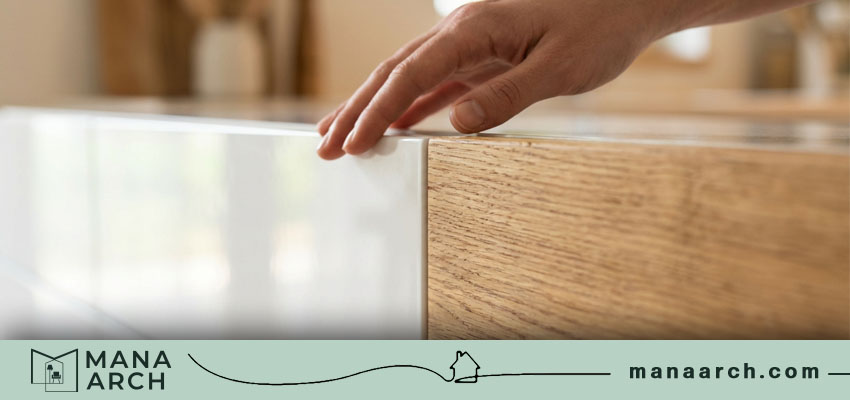 ترکیب متریال با گلاس