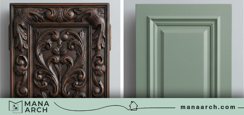 انواع کابینت نئوکلاسیک