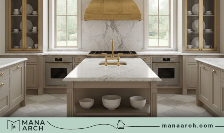 طراحی کابینت نئوکلاسیک