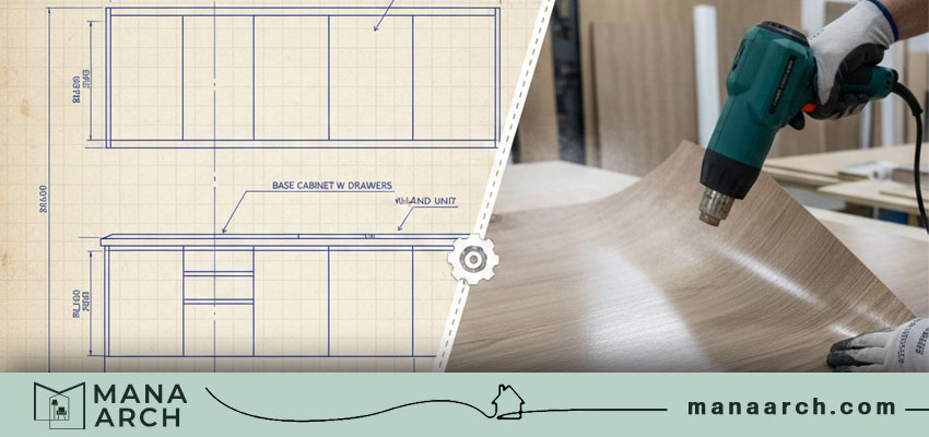 متریال کابینت نئوکلاسیک