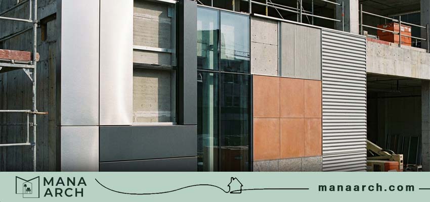 بهترین متریال های نمای سوله