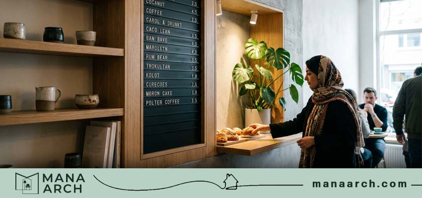 اولویت های طراحی کافه کوچک