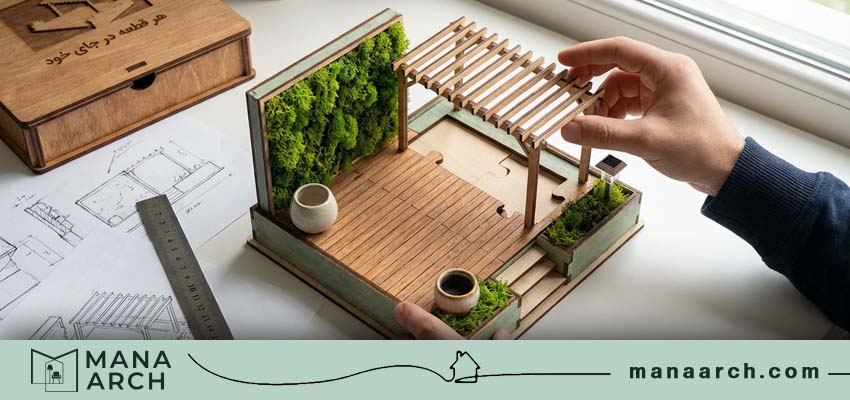 جزئیات طراحی روف گاردن